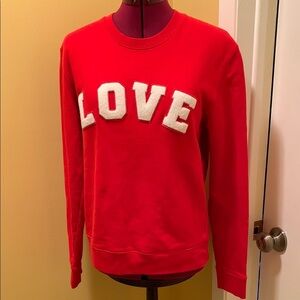 Tory Sport Red Love Sweatshirt